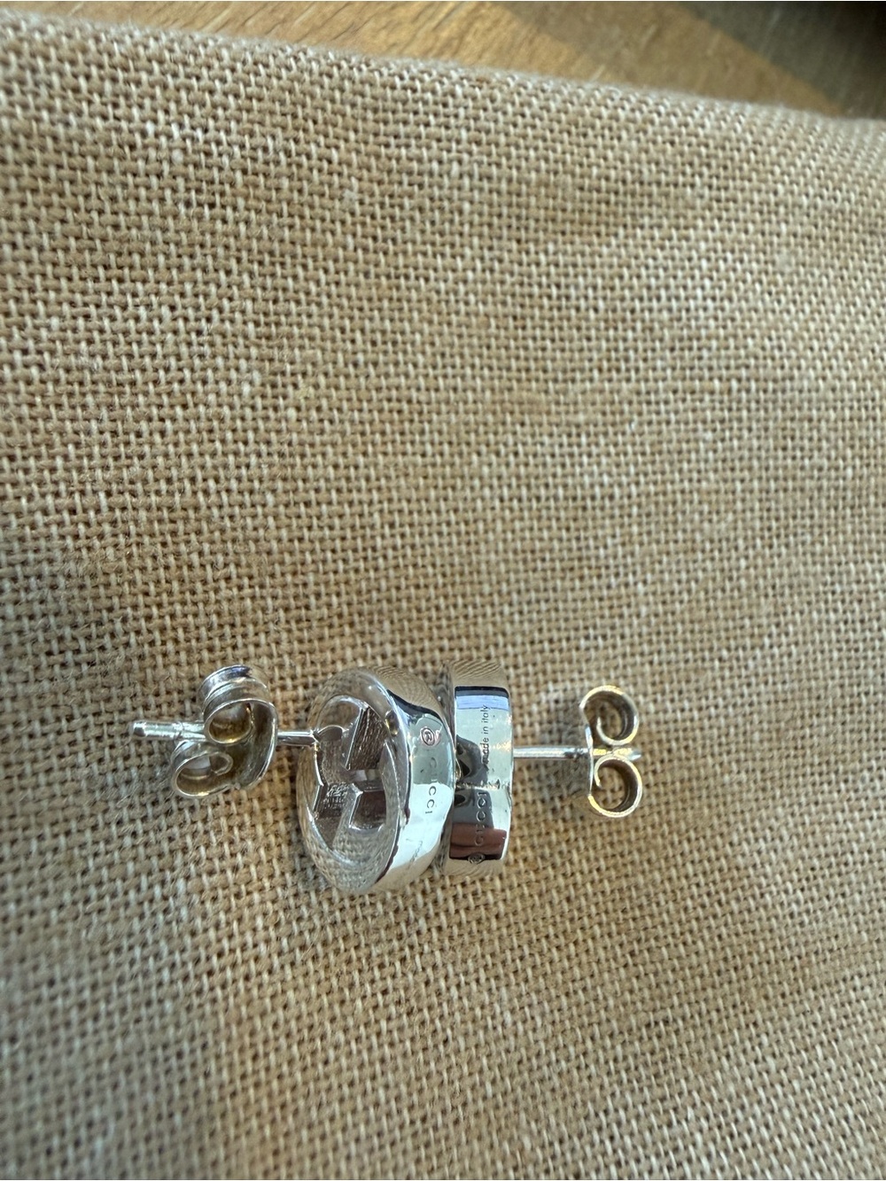 Gucci Silver Interlocking G Earrings - Picture 10 of 14